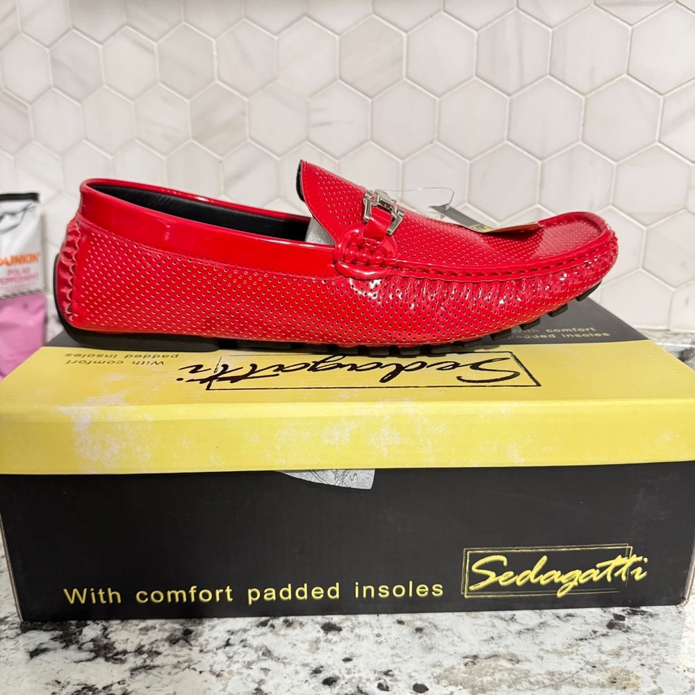 Red Men's Loafers